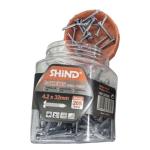 Shind 4.2 x 32mm Silver Self-Drilling Screws – 205-Pack, Bugle Head, Steel Construction