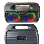 KTS-1267 Portable Wireless Bluetooth Speaker with FM Radio, USB, TWS & LED Lights – 20W Output