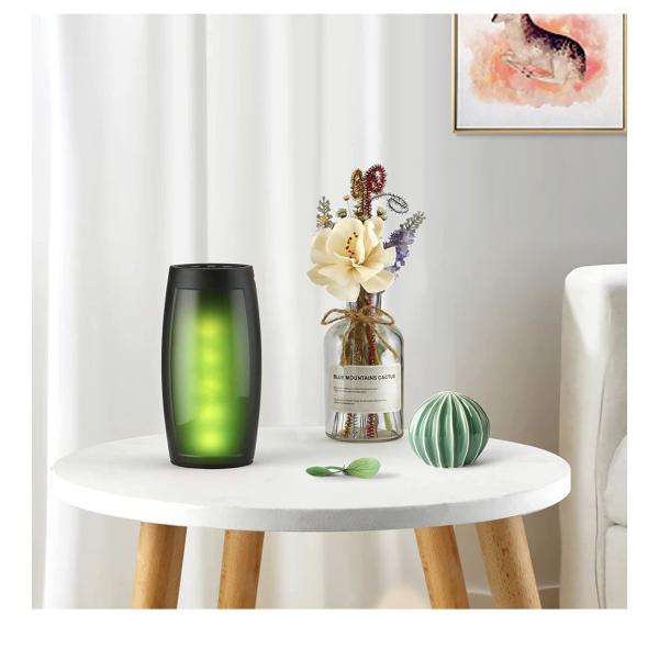 ZQS1202 Super Bass Mini Portable Bluetooth Speaker – 1500mAh Battery, RGB LED Light, Wireless Audio