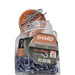 Shind 3.8 x 65mm Silver Steel Screw Hooks – 85pcs Heavy-Duty Set for Hanging & Fastening Applications