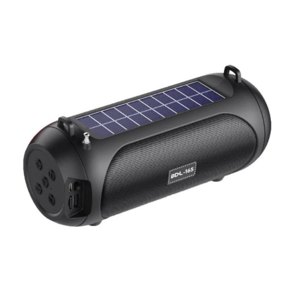 Solar-Powered Wireless Bluetooth Speaker with RGB Lights & Flashlight – Model BDL-165