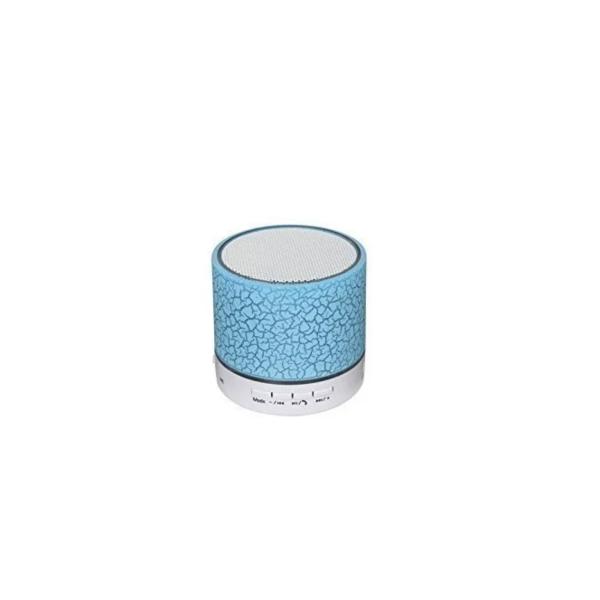 Portable Bluetooth Speaker with Colorful LED Lights, FM Radio, USB/TF Playback – Model Q4