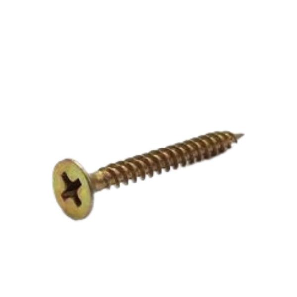 Shind 5.0 x 60mm Gold Carbon Steel Screws – 129pcs | Durable, Corrosion-Resistant Fasteners for Wood & General Construction