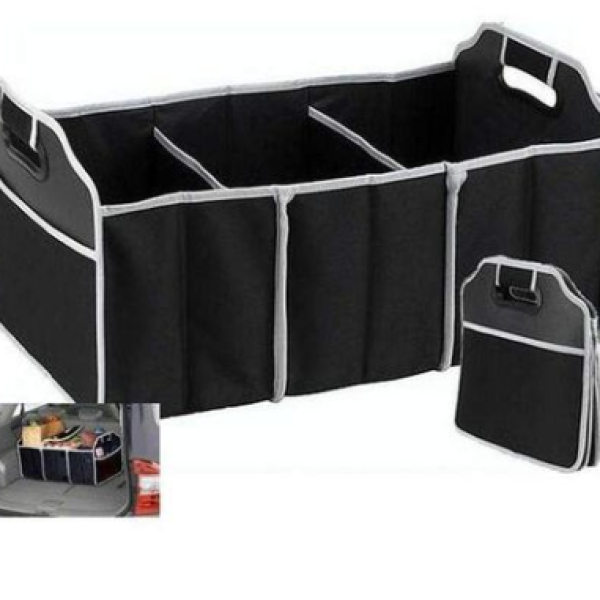 Shield Car Boot Organizer | Collapsible Storage for Car Boot | Durable, Multi-Compartment Organizer for Trunk